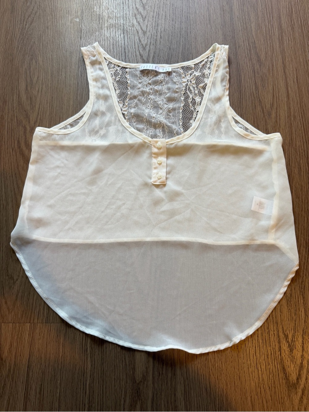 Vintage Laced Potters Pot Blouse